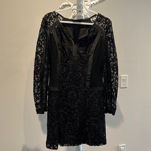 Nanette Lapore black lace dress NWOT